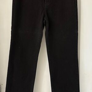 Jordache High-Rise Black Denim, Size 8